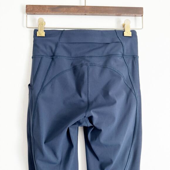 LULULEMON Time To Sweat Crop Leggings True Navy 4 - Picture 8 of 12